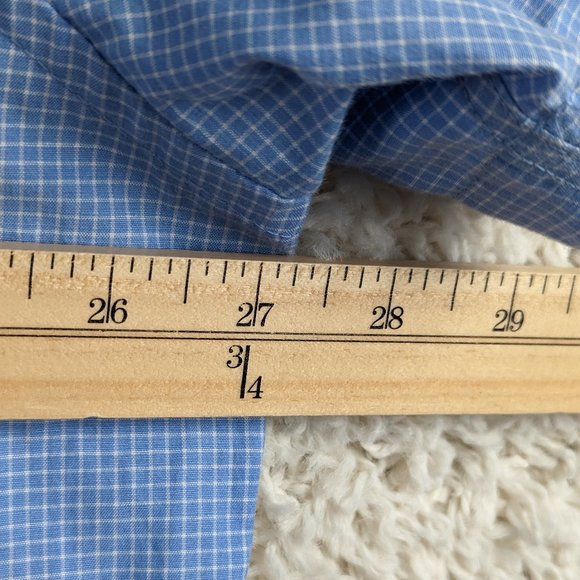 Dockers* Men's Short Sleeve Button Down Curved Hem Chest Pocket Shirt~ XXL - Picture 8 of 10